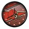 The Memory Company 11.5&#x22; Red and Brown NFL Cleveland Browns Wall Clock